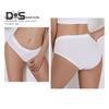 Women Panties Solid Color Elastic Mid Waist Seamless Thin Thread Soft Anti Septic Breathable Intimate Clothes Lady Underwear Briefs