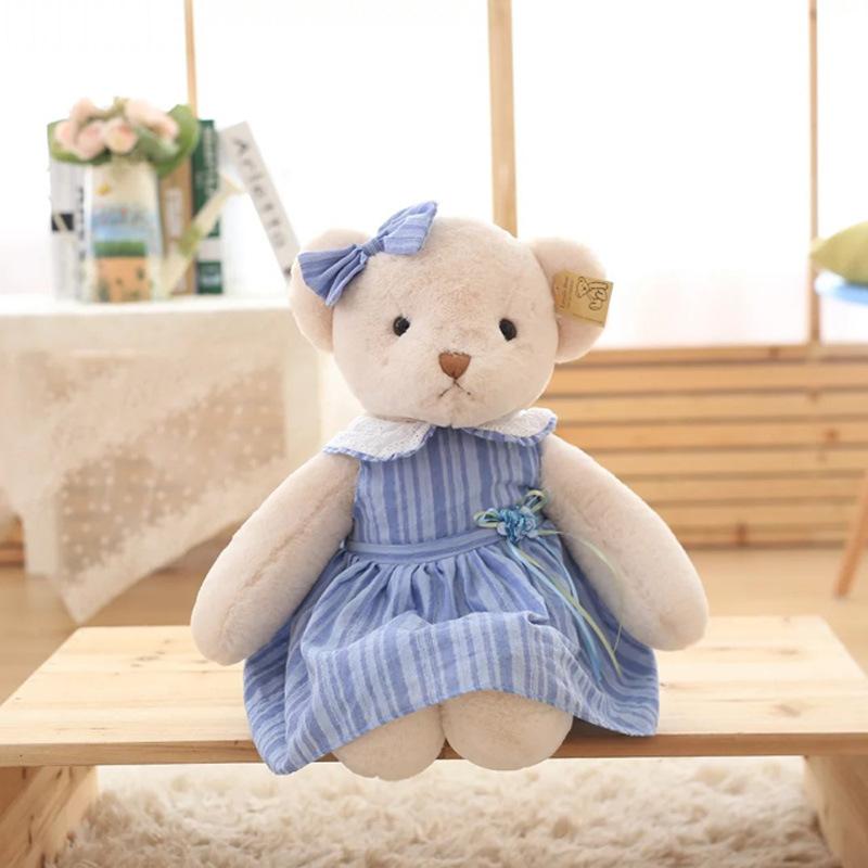 Dressed Teddy Bear Ragdoll Princess Female Bear Large Hug Bear Skirt Bear Doll Birthday Wedding Gift