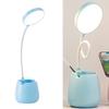 LED Desk Lamp High Brightness Eye  ive USB Rechargeable Bedside Lamp Phone Holder for Bedroom