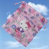 Large Sanrio Canvas Double-Sided Printed Drawstring Tote Bag, Eco-friendly Storage Solution