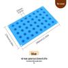 Moule Rond à Glaçons et à Gâteaux de Lune en Silicone de Qualité Alimentaire - Plateau DIY pour Savons et Grappes de Raisins
