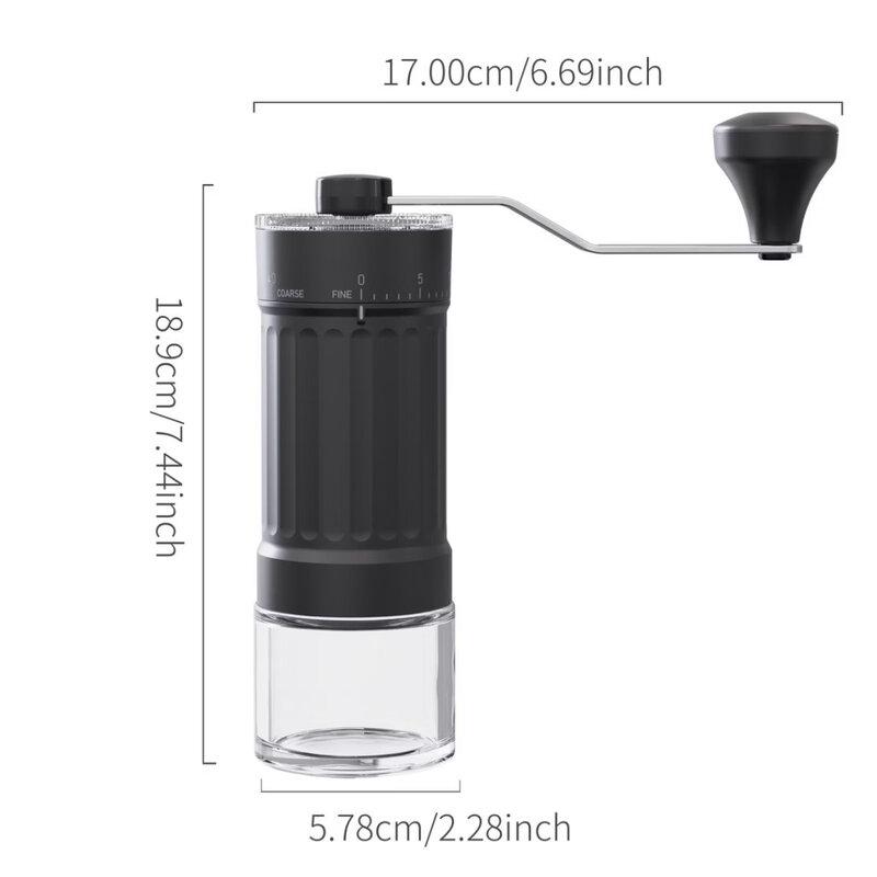 ZISIZ Portable Manual Coffee Grinder with Ceramic Core
