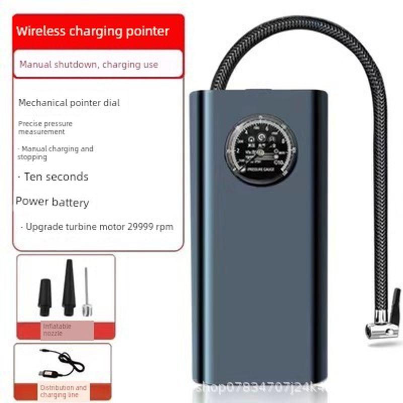 Vehicle Air Pump Wireless Portable High Pressure Air Pump Car Tire Electric Tire Pump Car with Tire Pressure Measurement Wireless pointer model