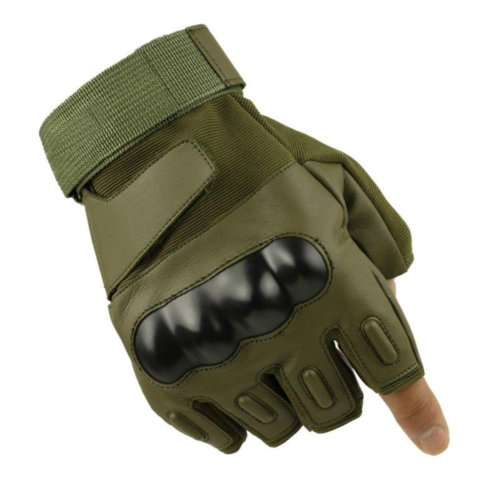 Half finger tactical gloves men's and women's autumn and winter fighting sports cycling fitness anti-cut outdoor non-slip field Korean version gloves