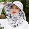 Women's Breathable Anti-UV Sun Hat with Large Brim, Face & Neck Protection - Perfect for Cycling, Outing, Tea Picking & Summer Activities