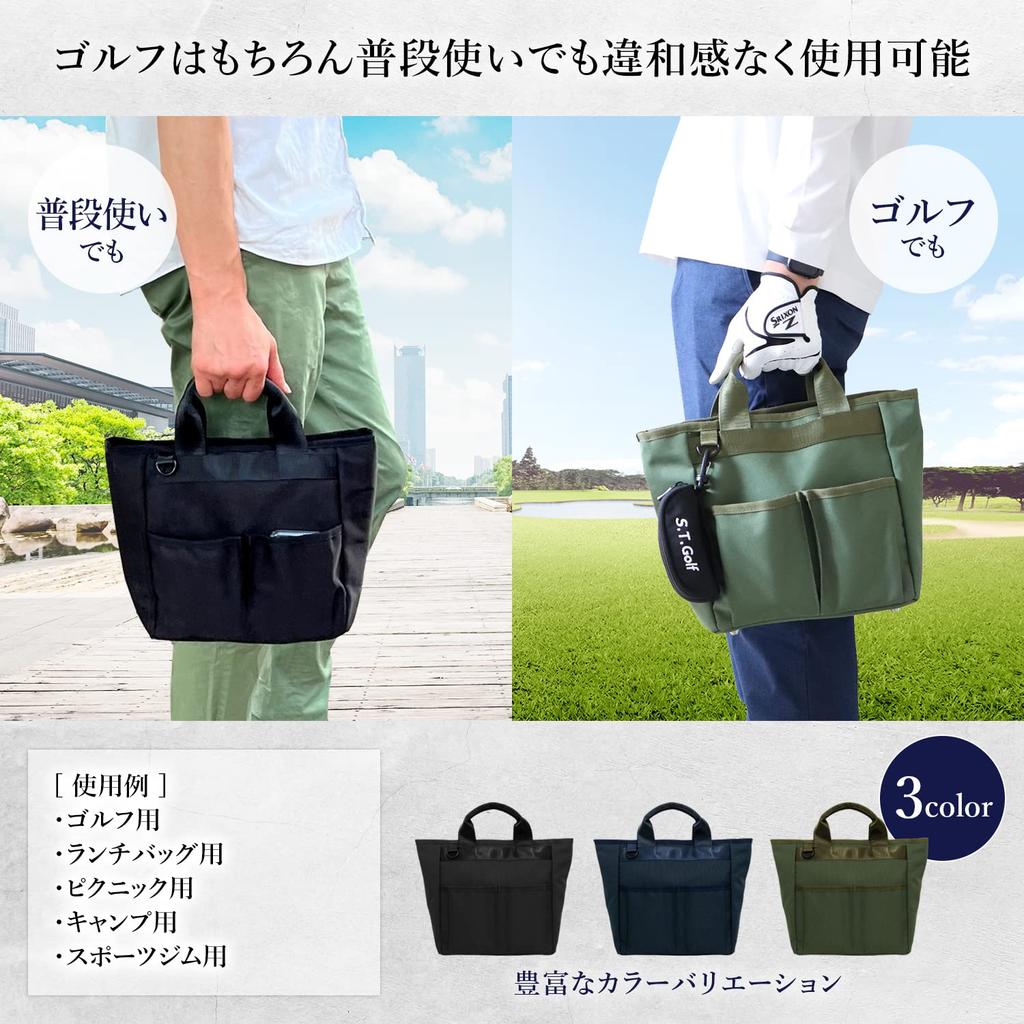 Rund golf stor rund rund tygväska mini 900D hög vatten 25 cm x 25 cm x 13 cm kylförvaring [S.T.Golf] väska, väska, kapacitet, ultralätt, necessär, väska,