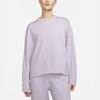 Nike Yoga Luxe Casual Sport Crew Neck Sweatshirt Women Tops Purple DM6976-530