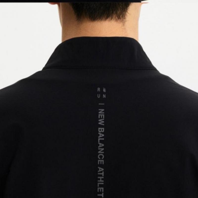 New Balance Jacket Rqk Nbmdfco113 19 Uni Tricot Stand Neck Zip Up