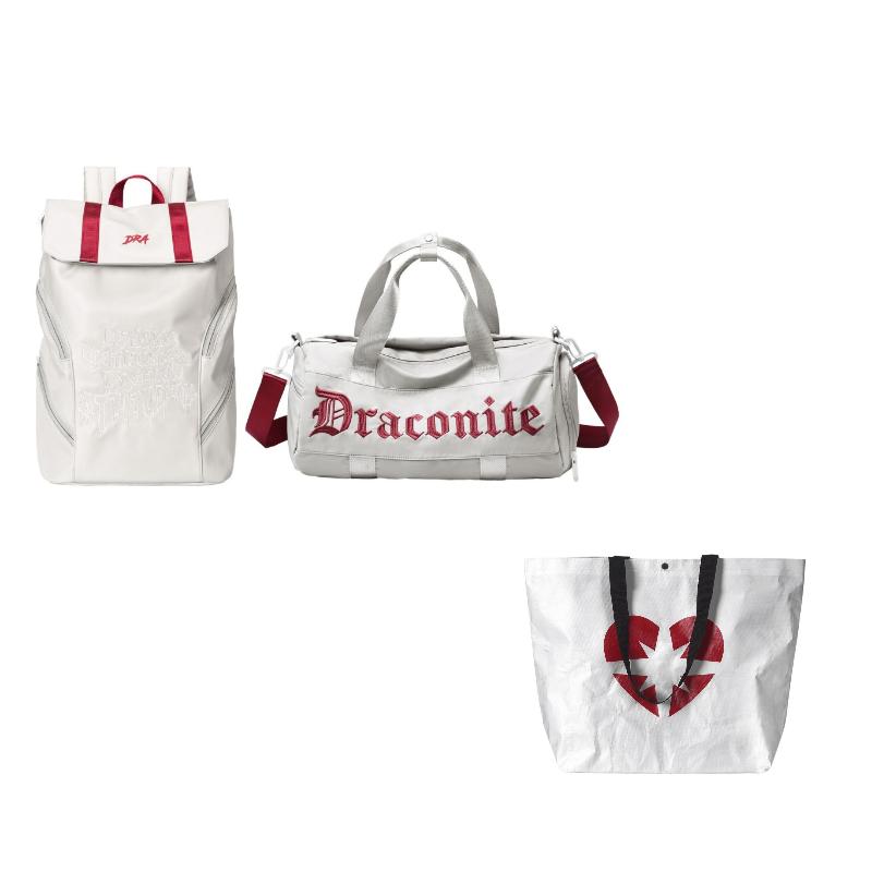 DRACONITE Polyester Backpack Regular Unisex Gray DRA1026