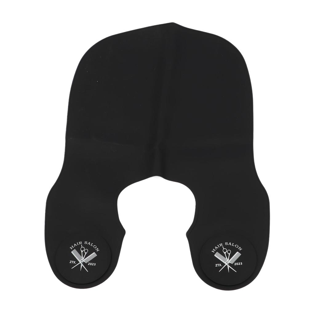 Podložka na stříhání vlasů Černá Vodotěsná Silikonová Velká Velikost Salon Kadeřnictví Stříhací Límec