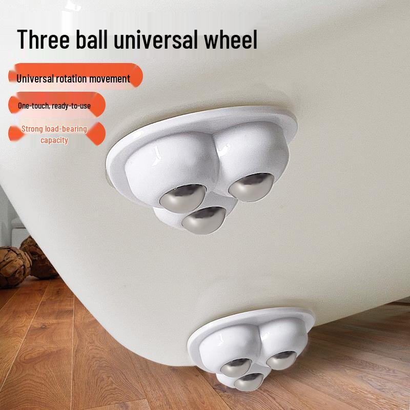 Roată Universală Tri-Sferică Adezivă: Role pivotante rezistente la uzură, fără perforare, pentru uz casnic