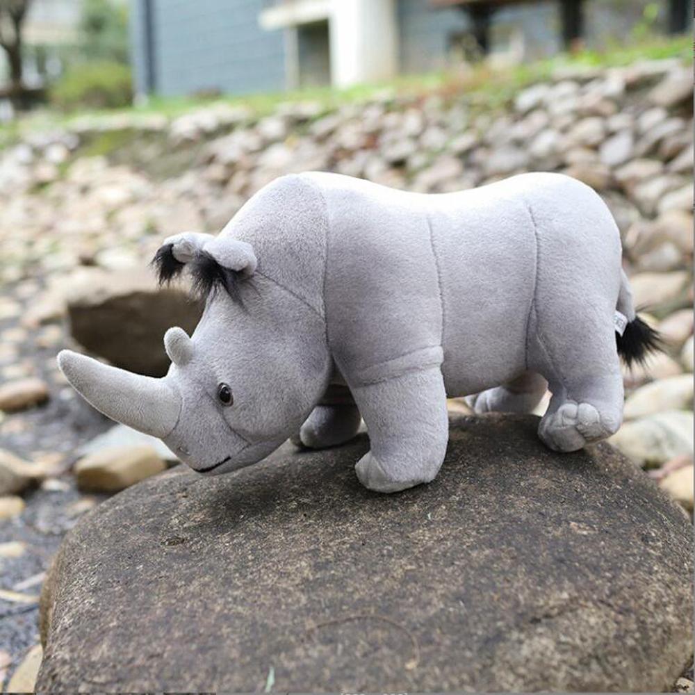 Simulated Rhinoceros Animal Stuffed Children Plush Toy