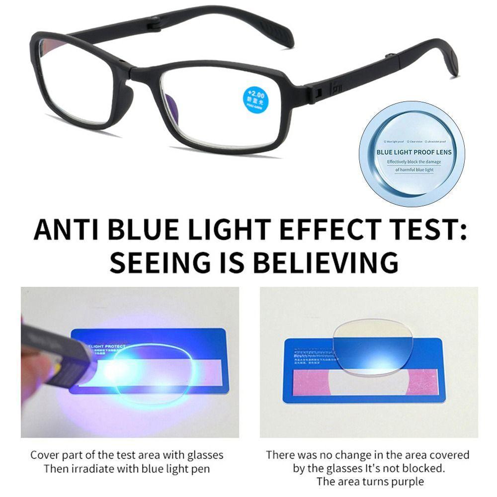 1 шт. Складные очки для чтения с защитой от синего света — фото 4