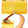 LOUIS VUITTON Spring Street Handbag M91029 yellow Monogram Vernis Women Used