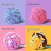 Colorful Plush Yarn Cat Toy Ball Set