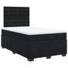 Maison Exclusive - Bettlattenrost mit Matratze Schwarz 120x200 cm Samt