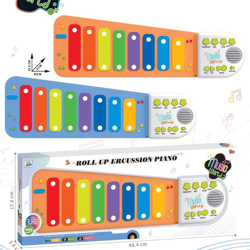 Portable 49-Key Foldable Piano for Kids