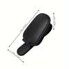 1pc Universal Car Sun Visor Glasses Clip | PU Material, Auto Eyeglasses Holder, Vehicle Interior Accessories, Eyewear Storage Bracket