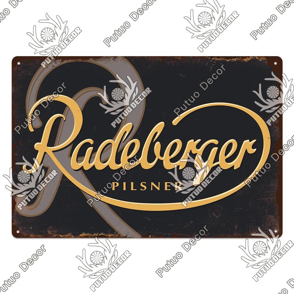 Putuo Decor Germania Beer Brand Metal Sign Plaque Metal Vintage Tin Sign pentru Bar Pub Man Cave Kitchen Club Bar Wall Decor Home