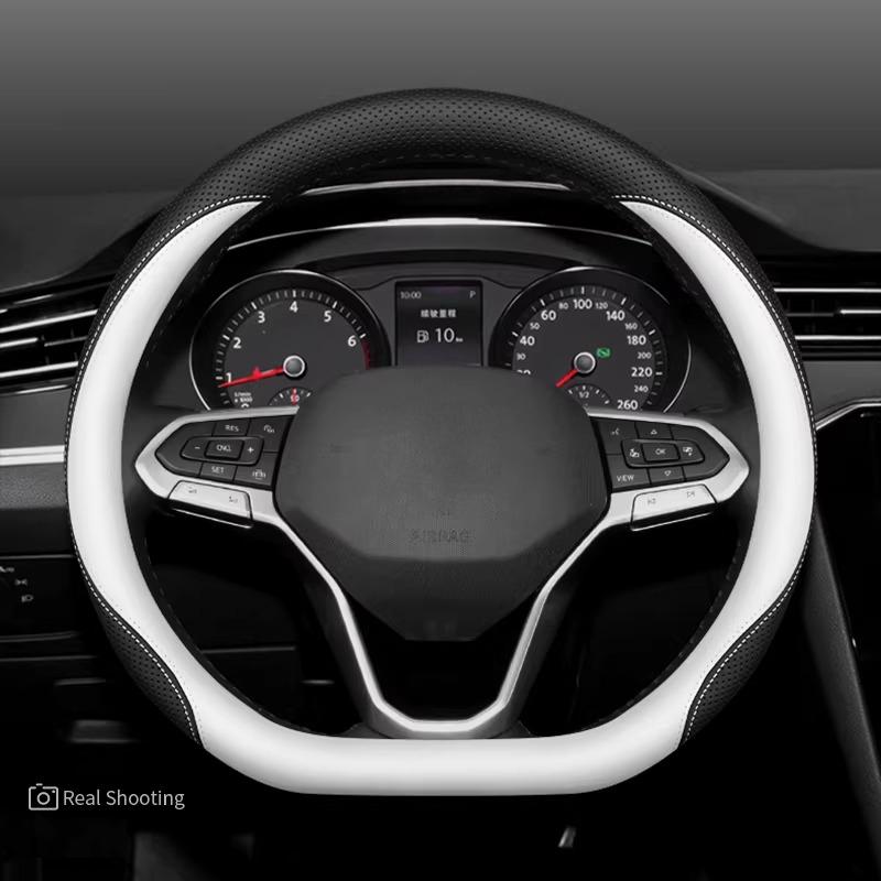 Pro VW Volkswagen Tera Teramont Potah Volantu Kůže Ultratenký Protiskluzový Prodyšný Potah Madla Auta Interiérové Doplňky
