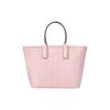 Michael Kors Classic Monogram Print Faux Leather Tote Bag Small Women Handbags Light-Pink 35H1T2JT1C-POWDER-BLUSH