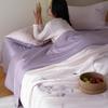High-End Lyocell Embroidered Summer Cool Double Quilt & Blanket Set