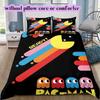 PacMan Anime Soft and Comfortable Duvet Cover, Children's Bedding Set Gift, Extra Large Size, Various Sizes Available