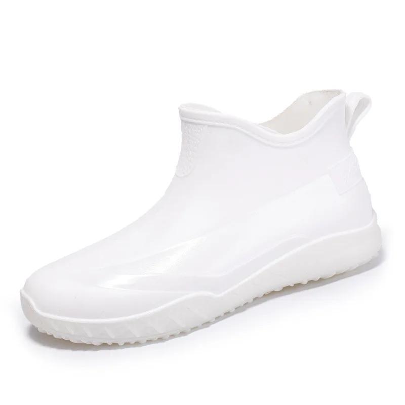 Mode Herrenmode Neue wasserdichte Schuhe Outdoor rutschfest niedrig geschnittene Regenstiefel Trendiges leichtes Herrenschuhwerk Komfortabel lässig Britisch2025