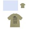 Mens Loose Fit Cotton Blend Short Sleeve T-Shirt With Cartoon Print Breathable Casual Tee Teens Adults