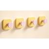 1/4PCS Punch-free Seamless Clothes Towel Suction Cup Hook