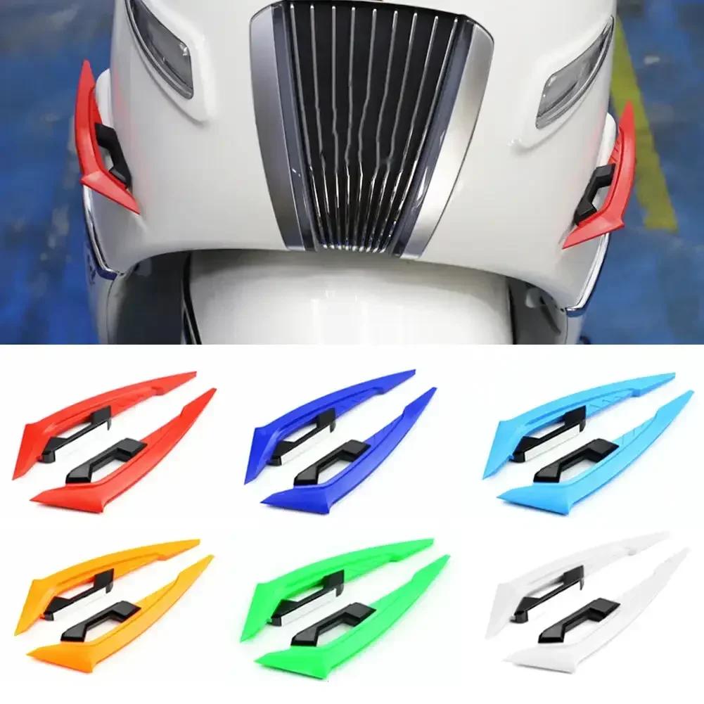 2PCS Motorcycle Front Fairing Winglets Universal Side Spoilers Dynamic Wing Sticker Motorcycle Winglet Aerodynamic