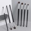 Silk Family Makeup Brush Set: Contour, Loose Powder, Blush, Blending, Eyebrow, Eye & Nose Shadow Brushes.