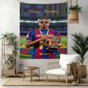 Lamin Yamal Custom Your Name Wall Decor Tapestry Art For Pet Memorial Birthdaywedding Party Backdrop Family Gift