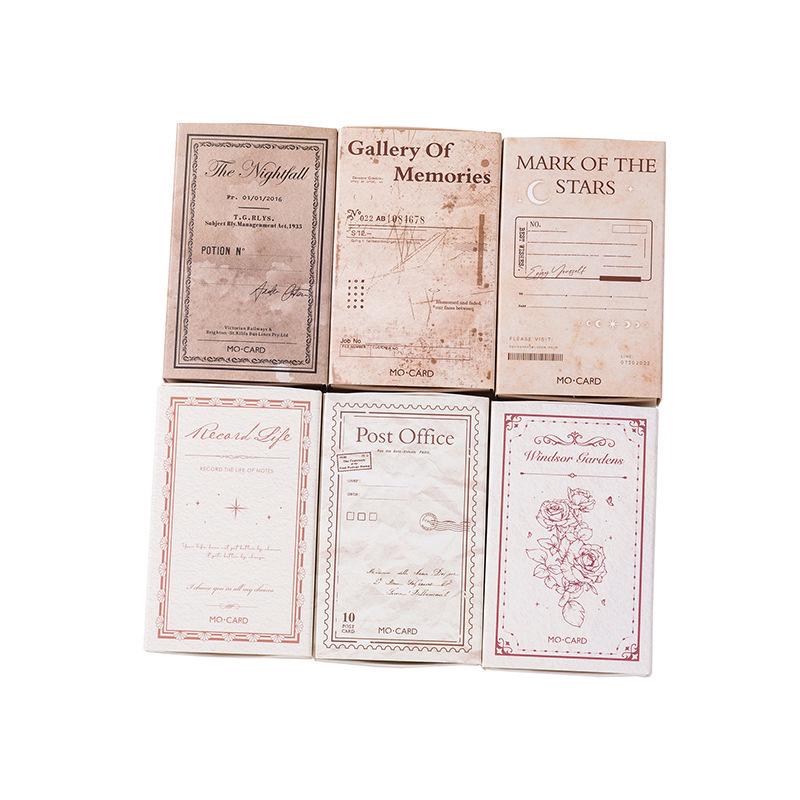 Mò Mò Echoes of the Past Retro Sticky Notes & Border Stickers