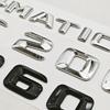3D ABS Car Letters Rear Trunk Badge Logo E200 E260 Sticker Emblem For Mercedes Benz E Class E200 E260 W213 Auto Tail Accessories AU0