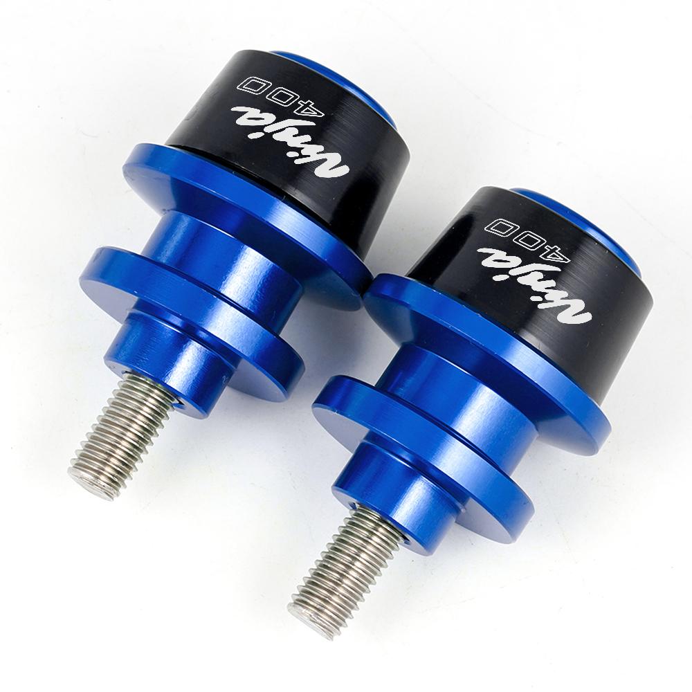 Motocykl hliníkové cívky kyvné vidlice Šrouby zadního stojanu Posuvníky Příslušenství pro Kawasaki NINJA400 NINJA 400 2018- 