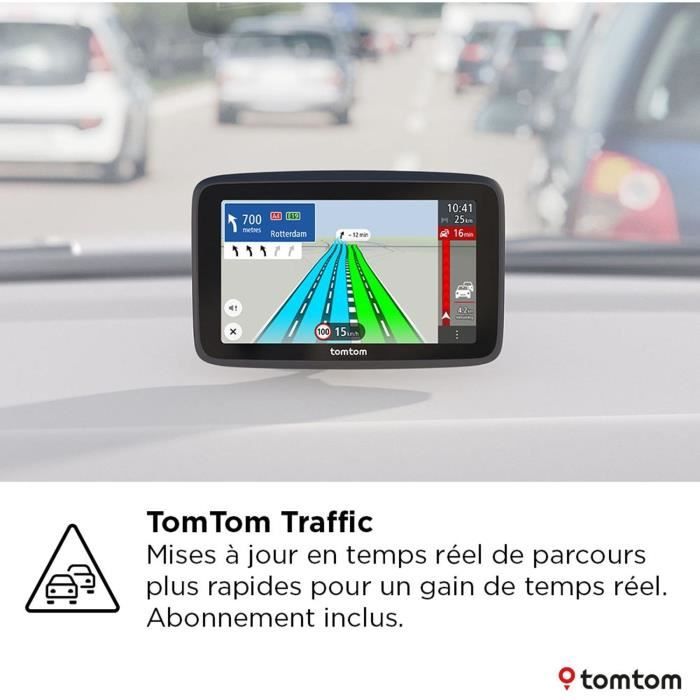 TomTom - GO Classic 5 2ème Génération - GPS Voiture - 5 Pouces - TomTom Traffic - Guidage Sur Changement De Voie - Carte Europe 27