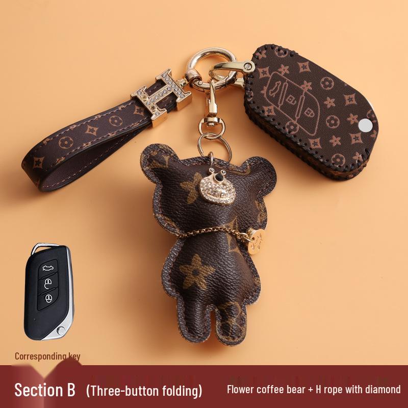 BAIC Senova & Weiwang Car Key Case for D50, X25, X35, X55, X65, D60, D70, S50, BJ40/80
