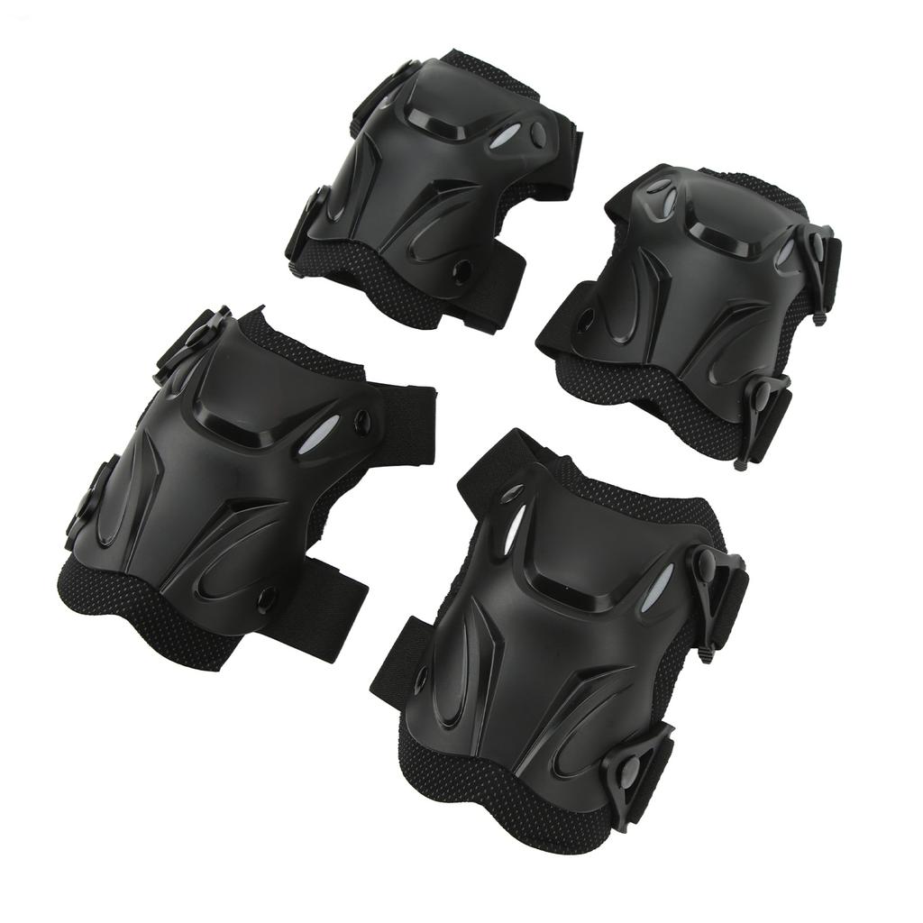 Knäskydd Armbågsskydd Skydd Justerbara Stötdämpande Ergonomiska Utomhussäkerhetsmaterial för