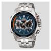 Casio EDIFICE Simple Business Casual Blue and Red Contrast Color Solar Powered Six Bureau Radio Classic Pointer Four Eyes and Eight EQW-M710D-2A
