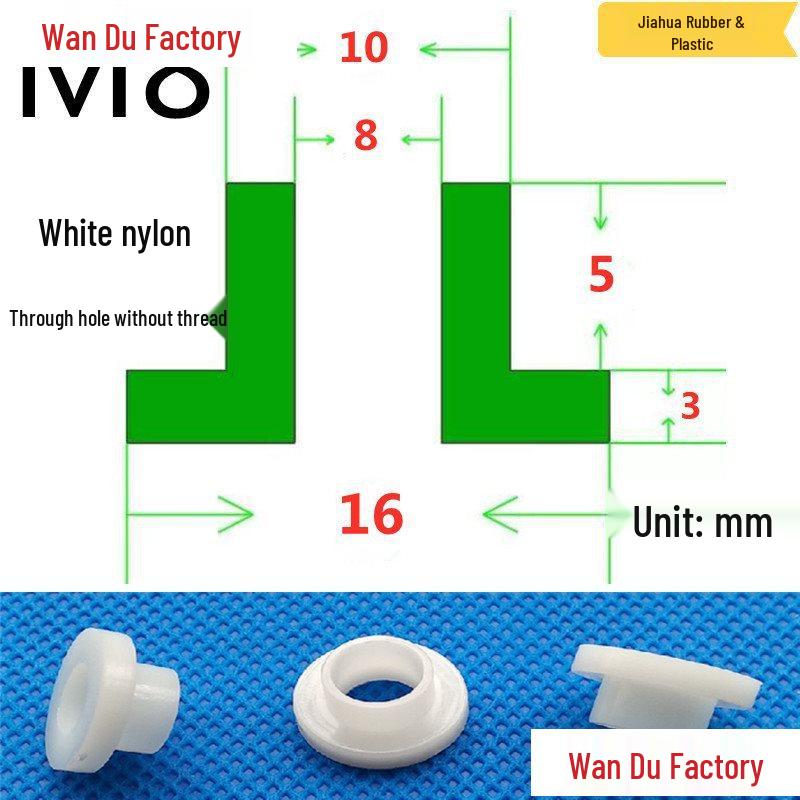 T-Shaped Nylon Insulating Bushing Spacer for M3-M35 Threads