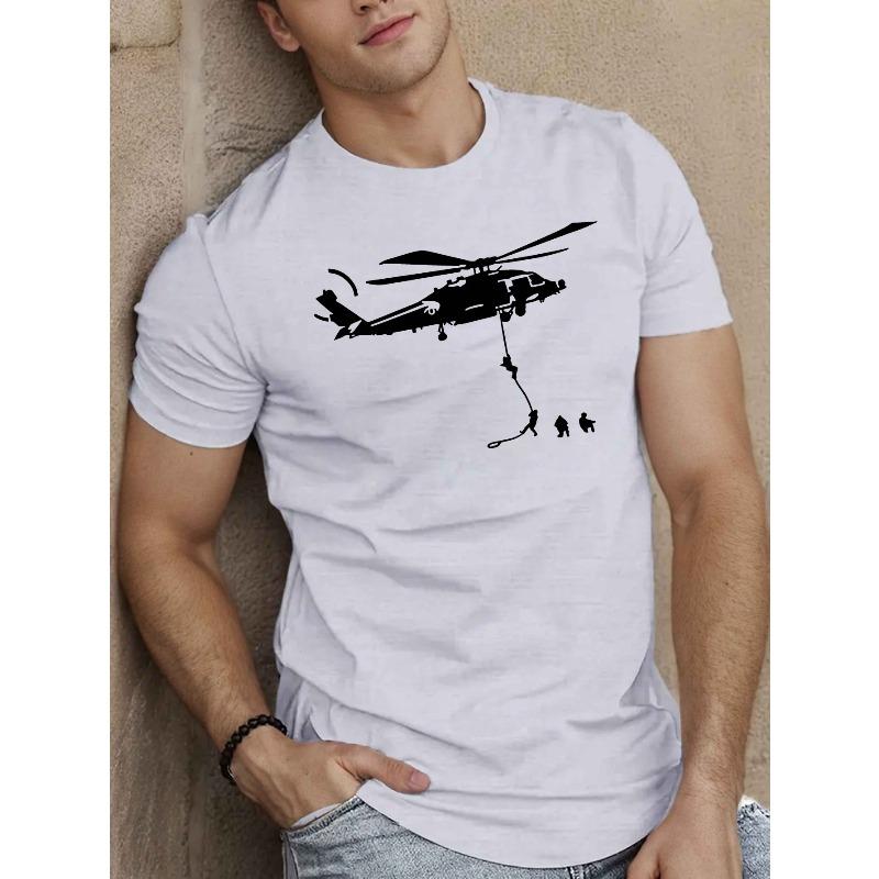 Europese maten Zomer T-shirt met korte mouwen voor Mannen voor Luchtlandingstroepen