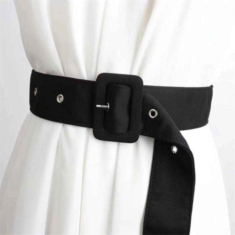 Adjustable Waist Cinching Belt For Dresses Trench Coat Down Jackets Comfortable Waistband Women Fashion Accessories