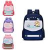 New Stylish Cartoon Cat Backpack For Kids In Grades 3 To 6 Durable Oxford Fabric