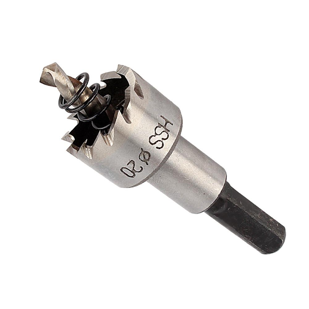 5pcs Durable Stainless Steel Stainless Steel Cutter High Speed Stee 16-30mm Size Hole Saw Cutter HSS Hole Saw Wood Working