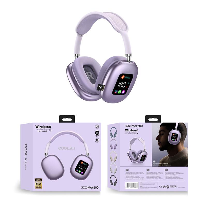 JYL TS Wireless Headset RGB Display Card Reader Hi-Fi Long Battery
