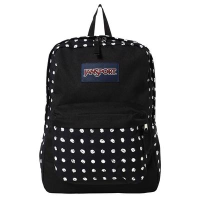 JanSport Backpack SuperBreak 25L Black Sketched Dot 4J6 T501