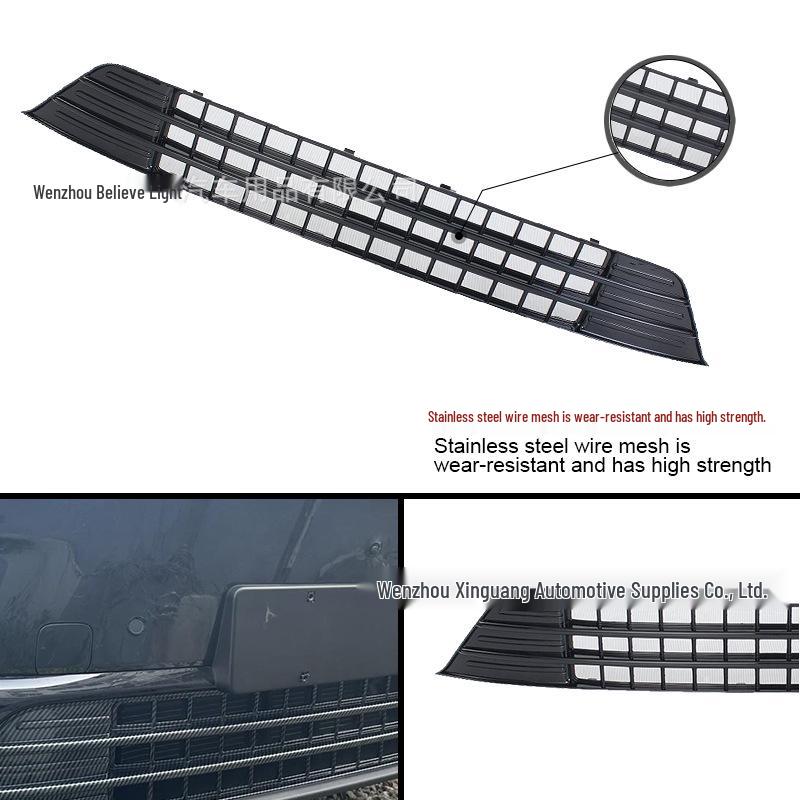 2024 Leapmotor C10 Windshield Insect Net - Black Carbon Fiber Car Exterior Decor