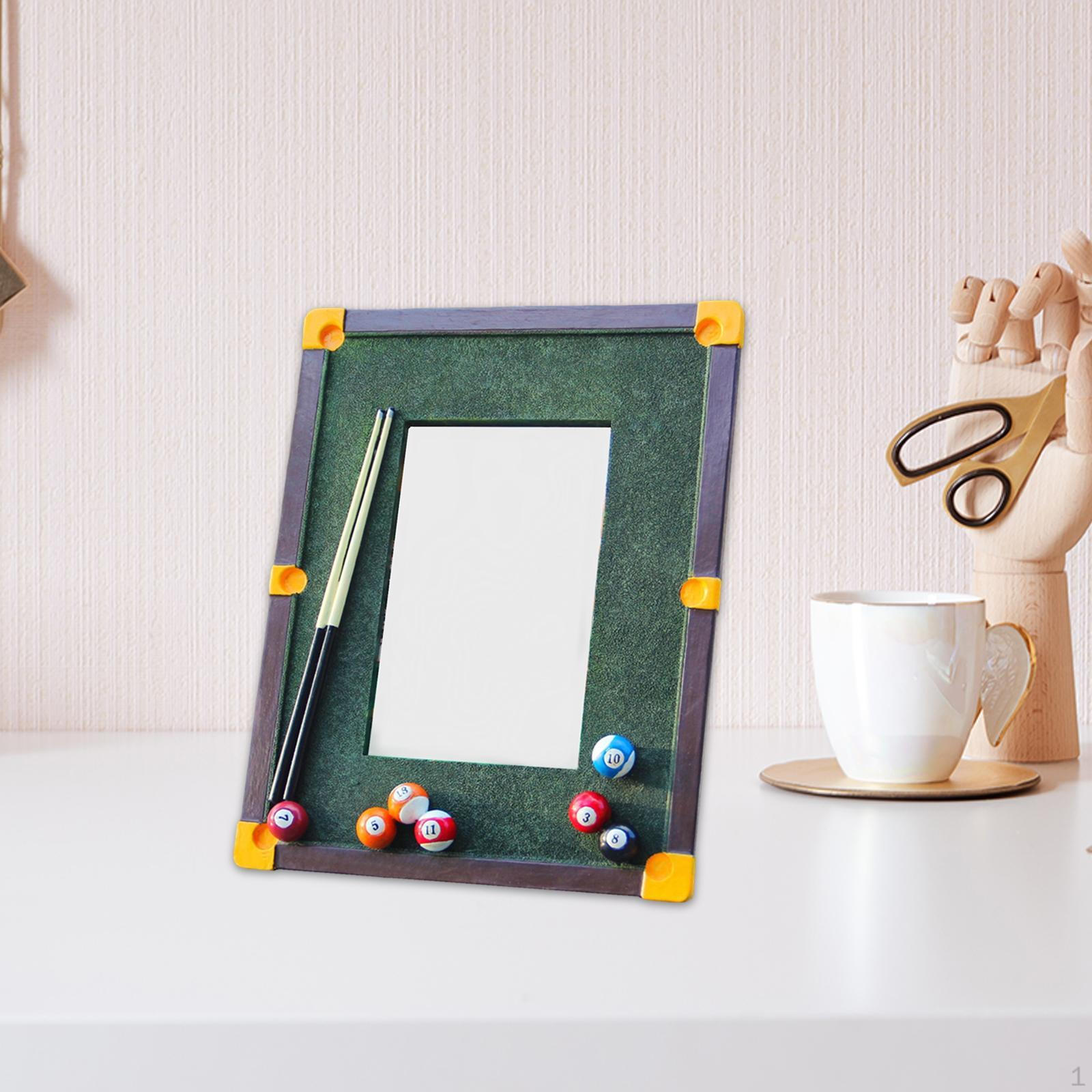 

Billiard Photo Frame Display Case for 6 inch Photos Easy to Install Holder Picture Teams