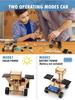 STEM Model Car Kits 3D Wooden Puzzles Toys Educational Science Crafts Kits Toy Wood Building Kit Halloween Gifts for Boys Kids